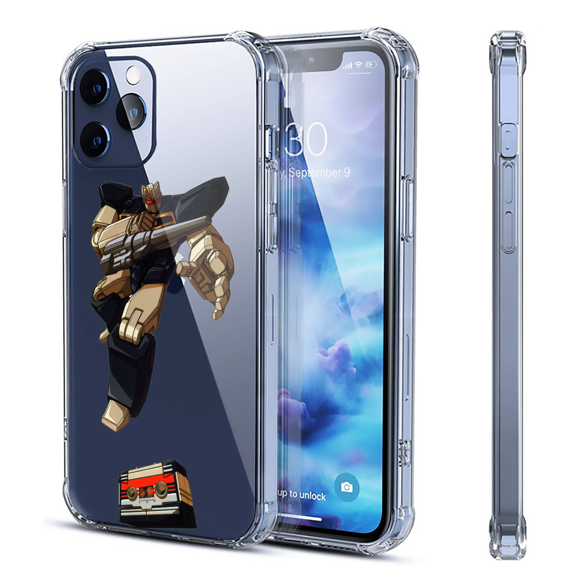 （画像用）  【iPhone 12シリーズ対応】透明スマホケース（クリアソフトケース）